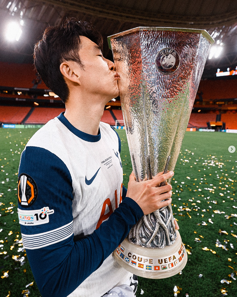 Son Heung-min wins first major trophy as Tottenham tops Europa League